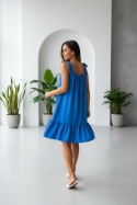 Sukienka oversize CANDY | jeansowy | one size