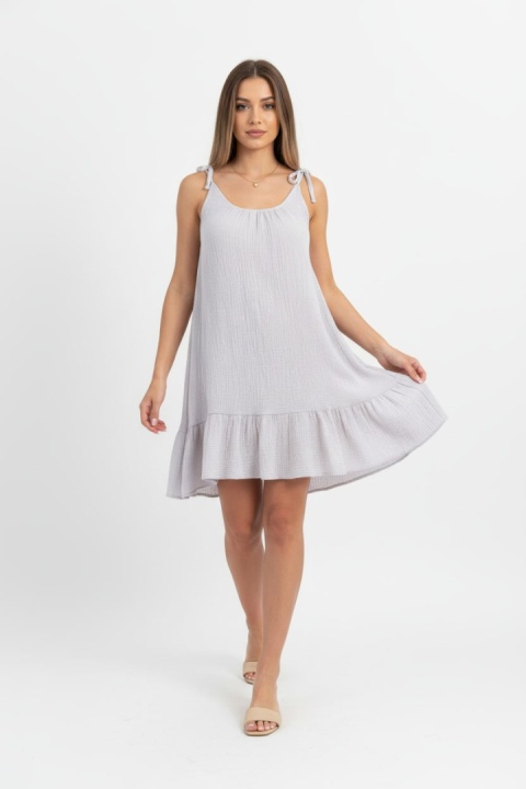 Sukienka oversize SANDY | SZARY | one size