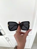 Okulary przeciwsłoneczne FIORINA I koci kształt I czerń I UV 400