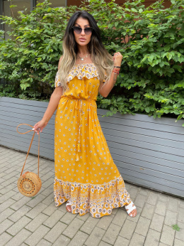 Letnia sukienka SLAVIC | słoneczny | one size