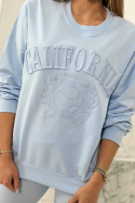 Bawełniany komplet dresowy CALIFORNIA | niebieski | one size