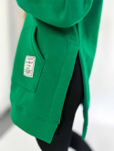 Gruba ocieplana bluza CABO | zieleń | one size | polski produkt