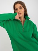 Sukienka bluzowa VANITY zielony one size