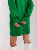 Dzianinowy sweter ROBIN oversize gładki zieleń