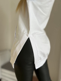 Bawełniana bluza CABO SOFT | biel | one size | polski produkt