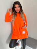 Bawełniana bluza CABO SOFT | pomarańczowy neon | one size | polski produkt