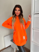 Bawełniana bluza CABO SOFT | pomarańczowy neon | one size | polski produkt