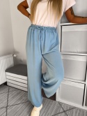 Spodnie typu palazzo DYLAN | błękit | one size