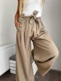 Spodnie typu palazzo LATIFA | sand beige | one size