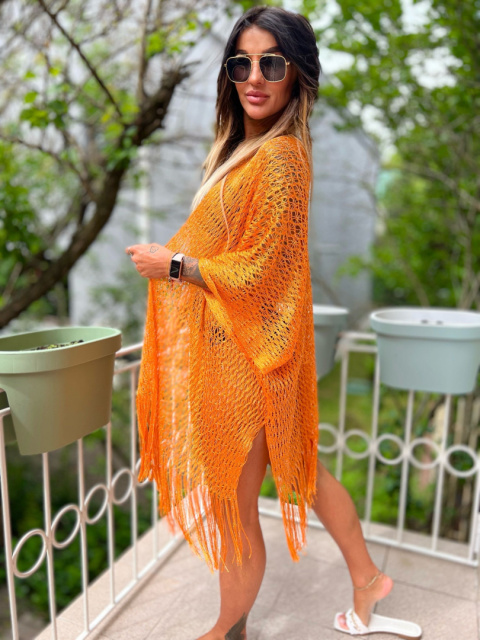 Narzutka plażowa MARE | aperol | one size